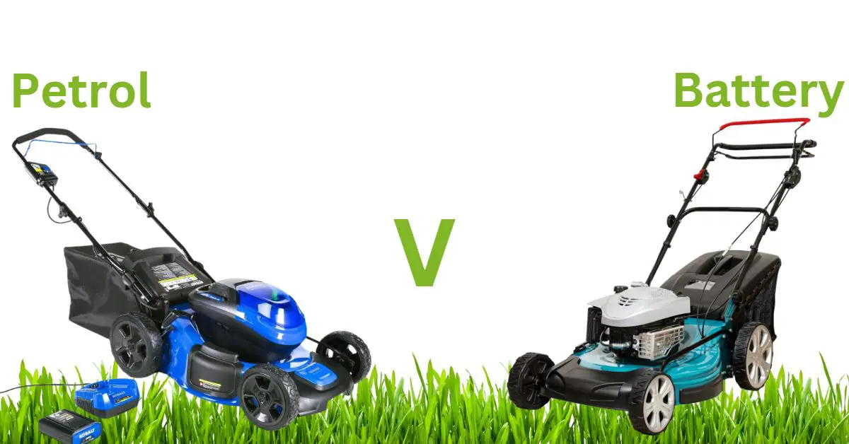 Battery Lawn Mower Or Petrol The Gardener's Shed