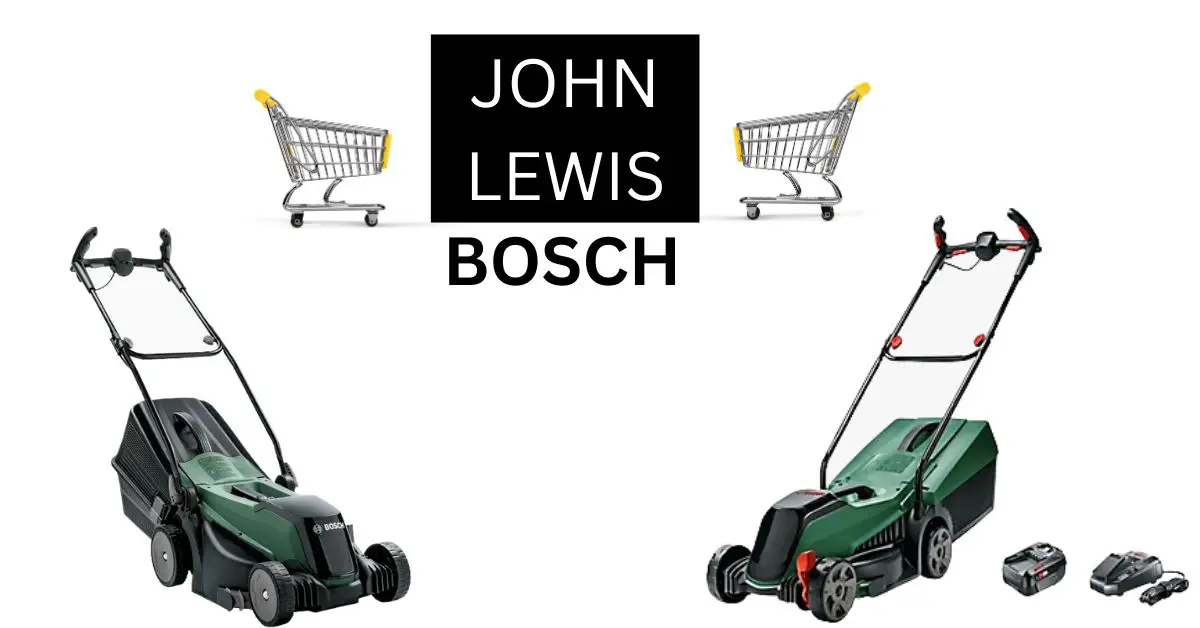Bosch Cordless Lawn Mower John Lewis The Gardener's Shed