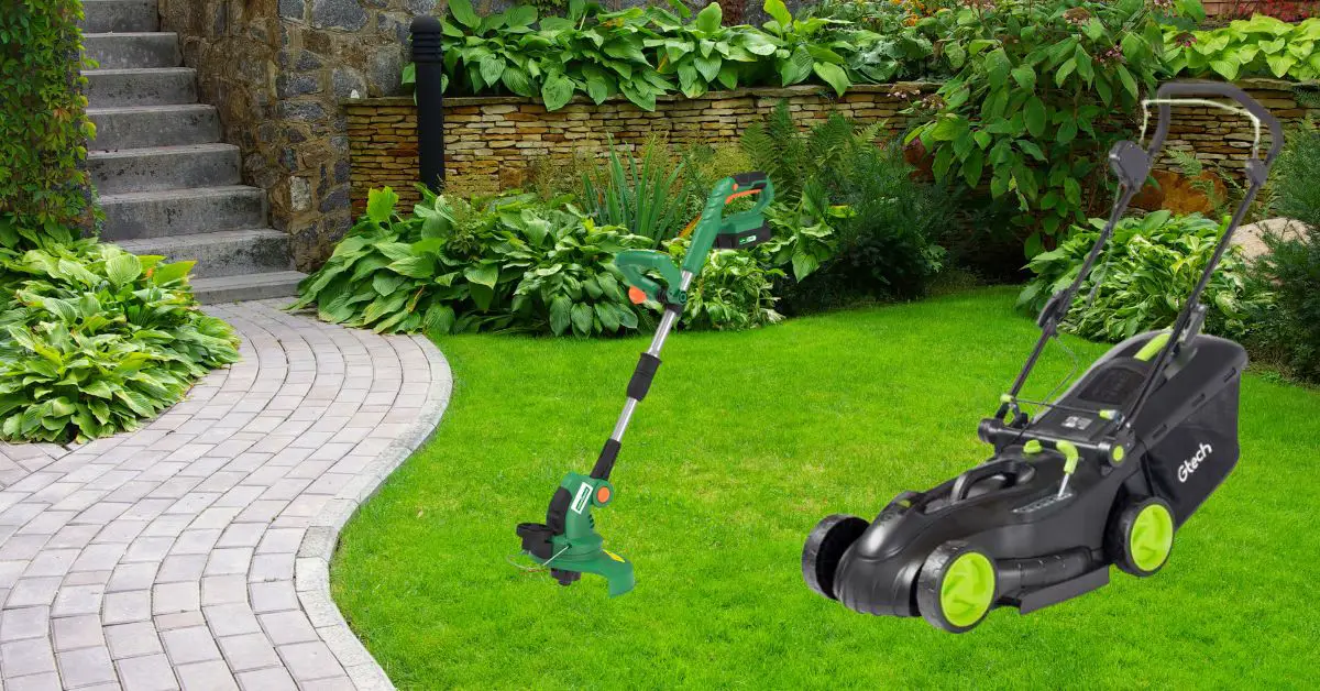Cordless Lawn Mower And Strimmer Set The Gardener's Shed