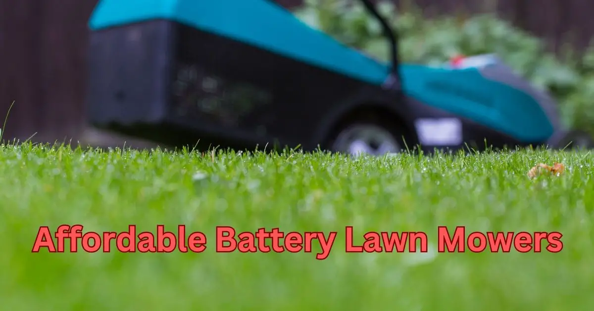 Affordable battery lawn mowers The Gardener's Shed